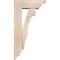 Ekena Millwork Balboa Traditional Smooth Bracket w/ Offset Brace, Douglas Fir, 5 1/2"W x 14"D x 26"H BKT0604X14X26BOA01SDF - alternate 2